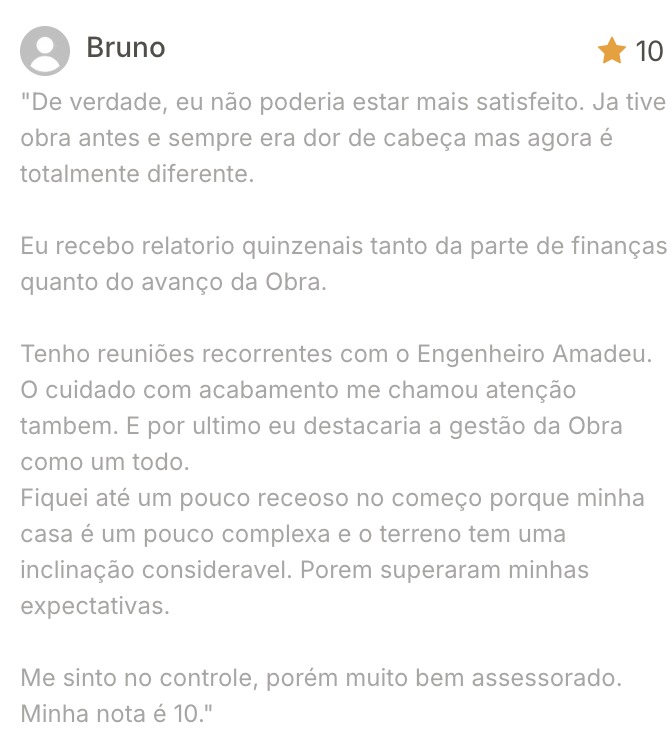 Depoimento Cliente 3