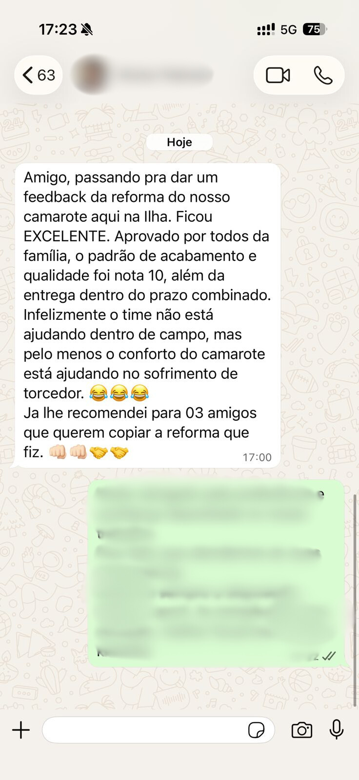 Depoimento Cliente 5