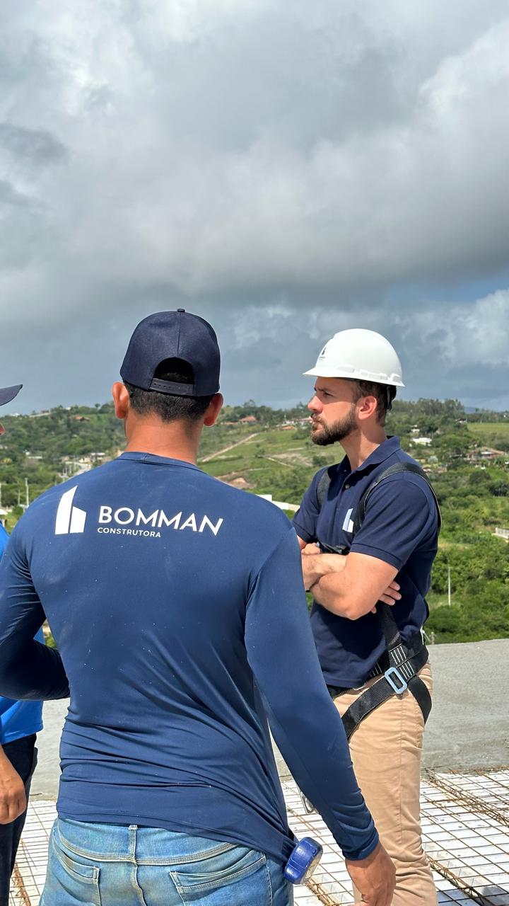Equipe Bomman em obra - registro 1