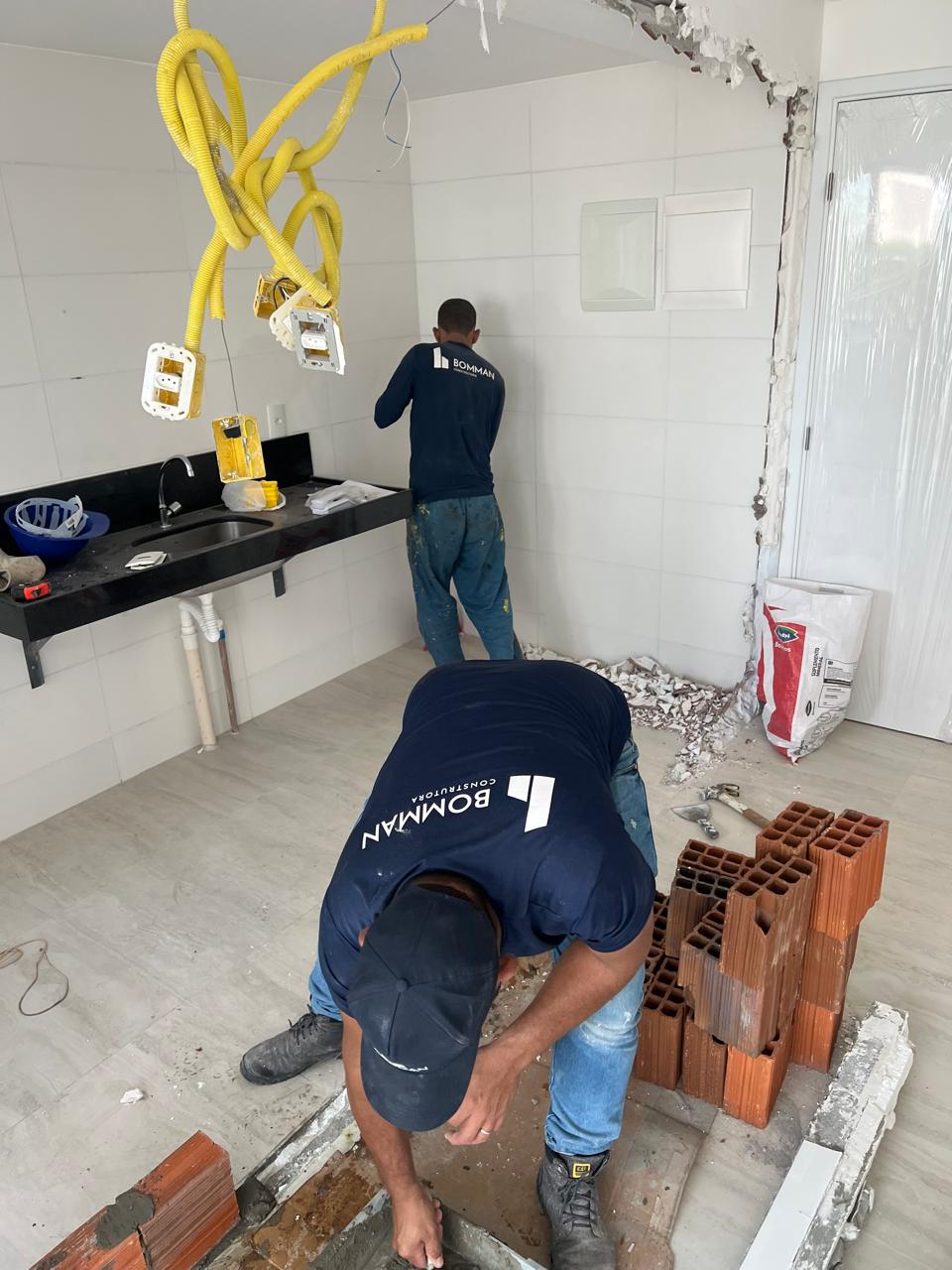 Equipe Bomman em obra - registro 6